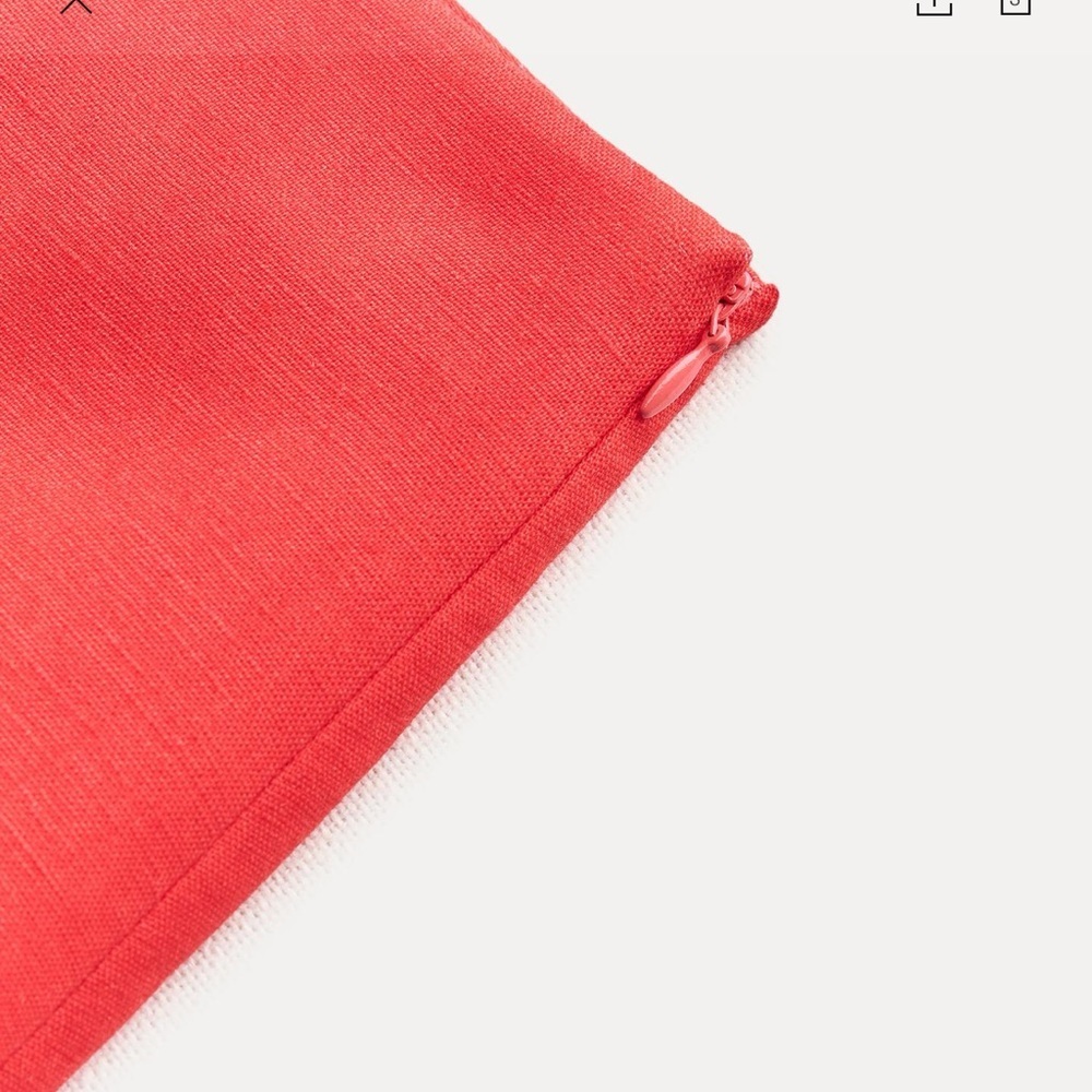 Zara ZW collection linen blend pencil skirt - Picture 11 of 11